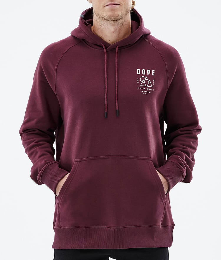 Dope Common 22 Hoodie Herren Summit Burgundy, Bild 6 von 6