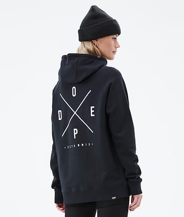 Dope Common W 22 Hoodie Damen 2X-Up Black