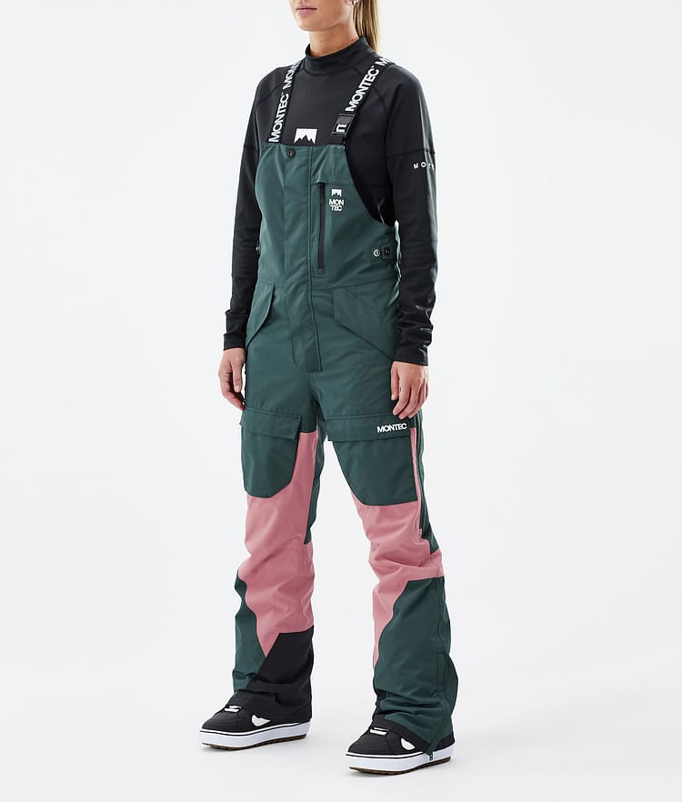 Montec Fawk W Snowboardhose Damen Dark Atlantic/Pink