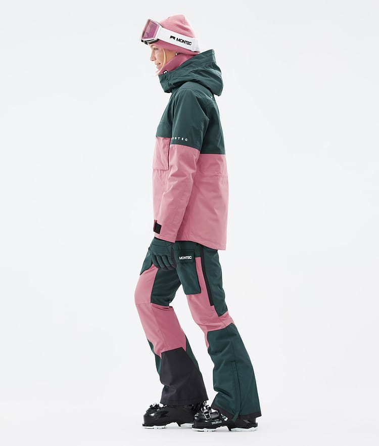 Montec Dune W Skijacke Damen Dark Atlantic/Pink