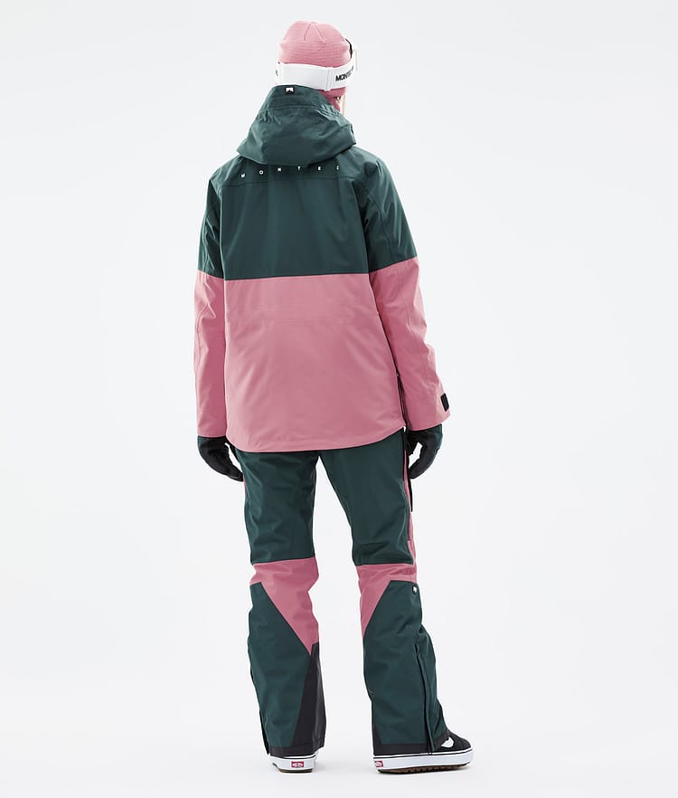 Montec Dune W Snowboardjacke Damen Dark Atlantic/Pink