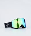 Dope Sight Skibrille Herren Black W/Black Green Mirror