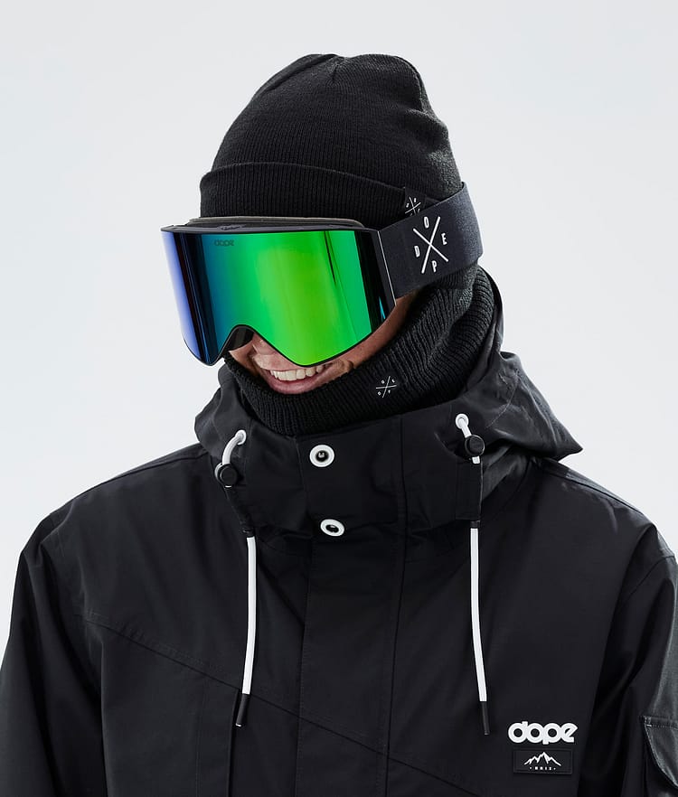 Dope Sight 2023 Skibrille Black W/Black Green Mirror, Image 2 of 6
