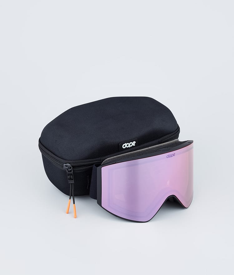 Dope Sight Skibrille Black W/Black Pink Mirror, Bild 4 von 6