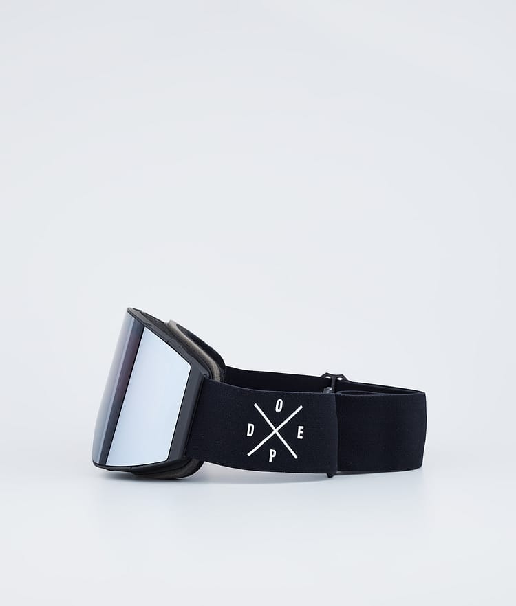 Dope Sight Skibrille Black W/Black Silver Mirror