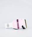 Dope Sight 2023 Skibrille Herren White W/White Champagne Mirror