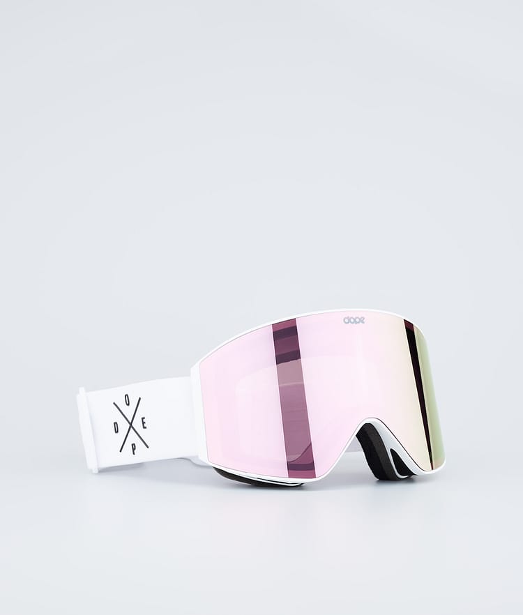 Dope Sight 2023 Skibrille White W/White Champagne Mirror, Bild 1 von 6