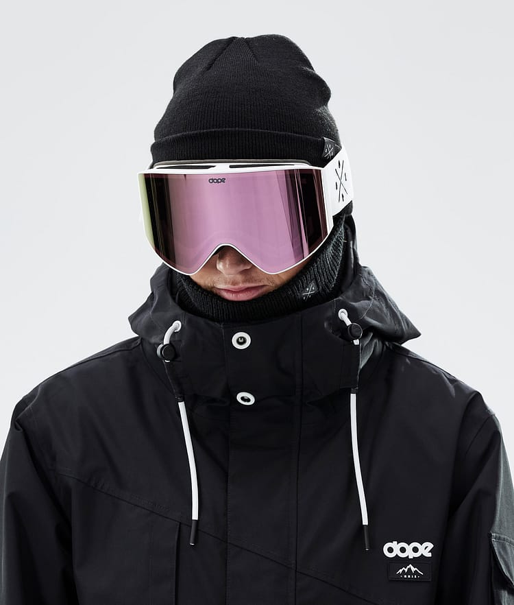 Dope Sight 2023 Skibrille White W/White Champagne Mirror, Bild 3 von 6