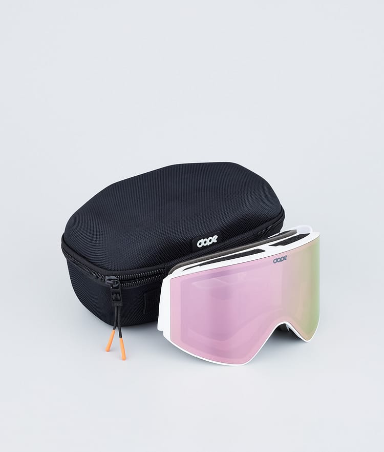 Dope Sight 2023 Skibrille White W/White Champagne Mirror, Bild 4 von 6