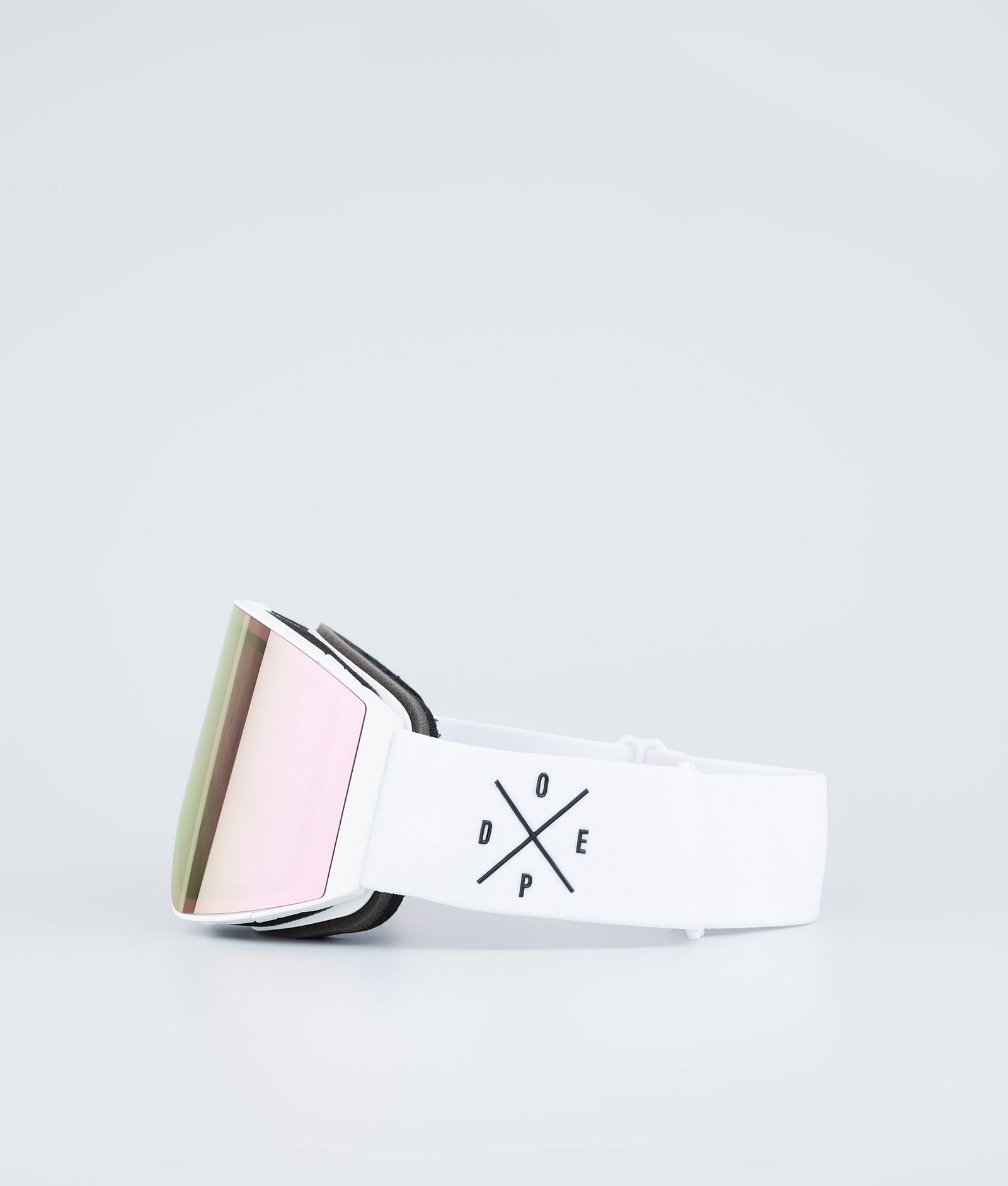 Dope Sight 2023 Skibrille White W/White Champagne Mirror, Bild 5 von 6