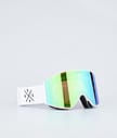 Dope Sight Skibrille Herren White W/White Green Mirror