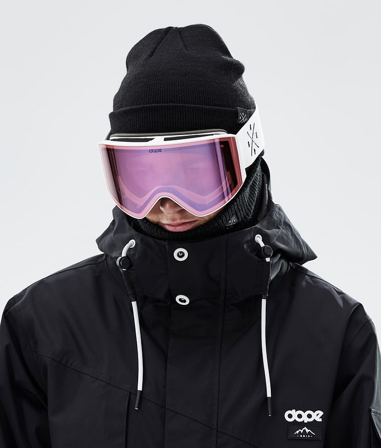 Dope Sight 2023 Skibrille White W/White Pink Mirror, Bild 3 von 6