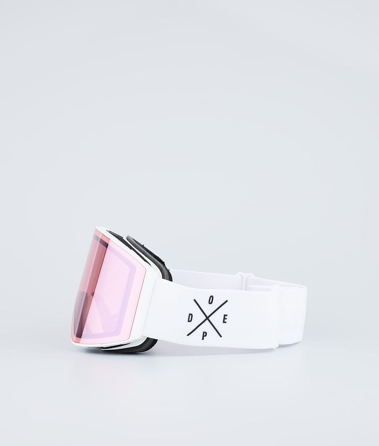 Dope Sight 2023 Skibrille White W/White Pink Mirror, Bild 5 von 6