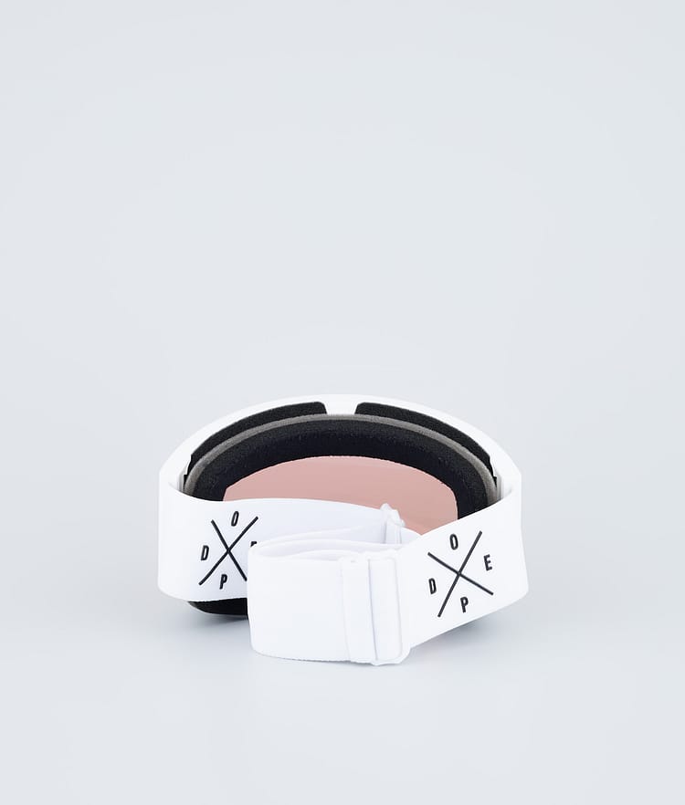 Dope Sight 2023 Skibrille White W/White Pink Mirror, Bild 6 von 6