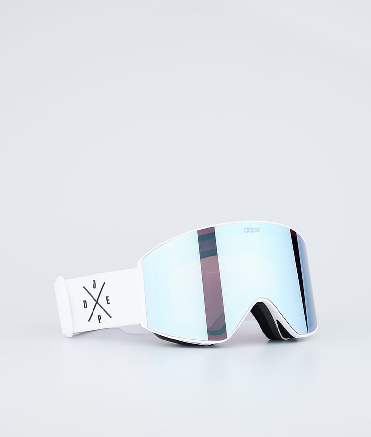 Dope Sight 2023 Skibrille White W/White Blue Mirror, Bild 1 von 6