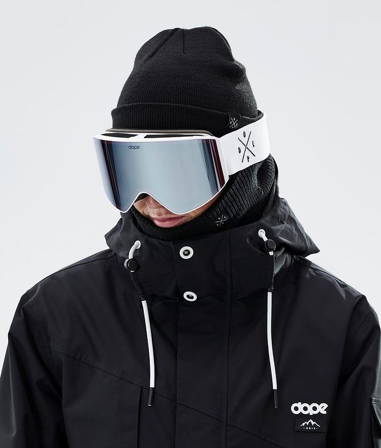 Dope Sight 2023 Skibrille White W/White Blue Mirror, Bild 2 von 6