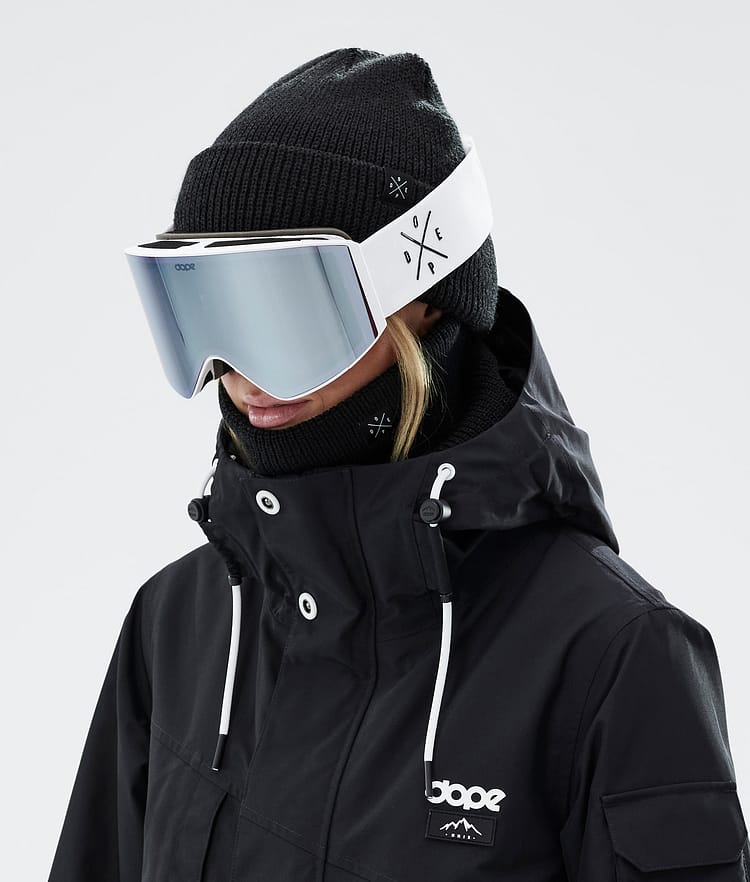 Dope Sight 2023 Skibrille White W/White Blue Mirror, Bild 3 von 6