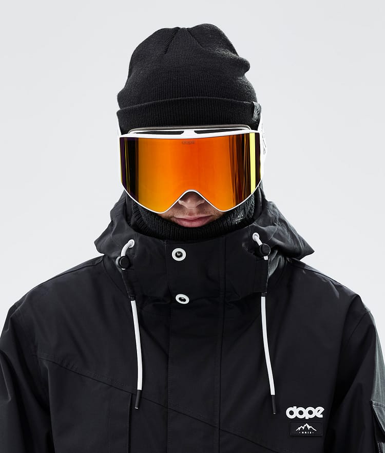 Dope Sight 2023 Skibrille White W/White Red Mirror, Bild 2 von 6