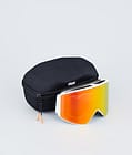 Dope Sight 2023 Skibrille White W/White Red Mirror, Bild 4 von 6
