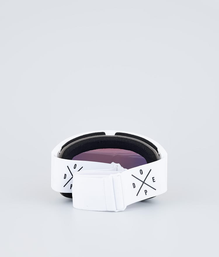 Dope Sight 2023 Skibrille White W/White Red Mirror, Bild 6 von 6