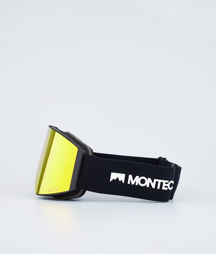 Montec Scope 2022 Skibrille Black/Ruby Red Mirror