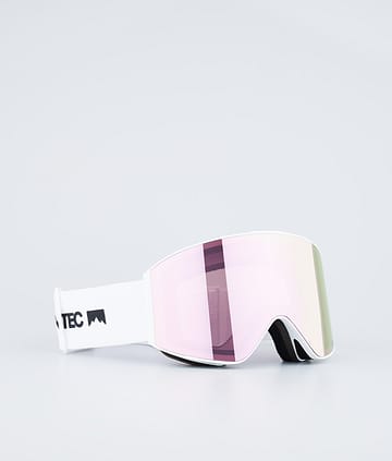 Montec Scope 22 Skibrille White/Rose Mirror