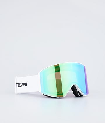 Montec Scope 22 Skibrille White/Tourmaline Green Mirror