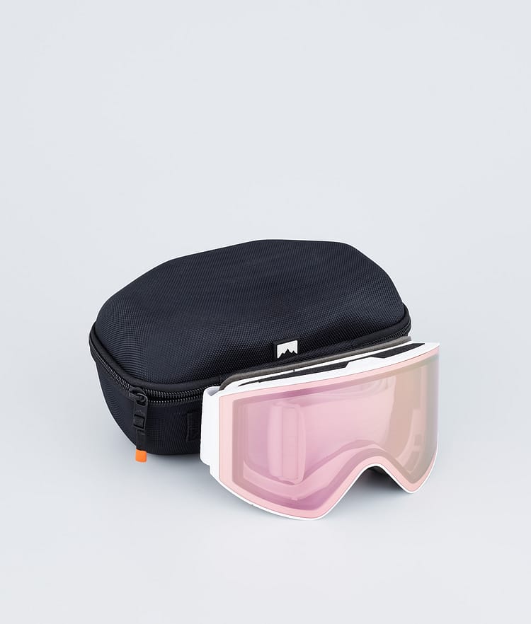 Montec Scope 2022 Skibrille White/Pink Sapphire Mirror