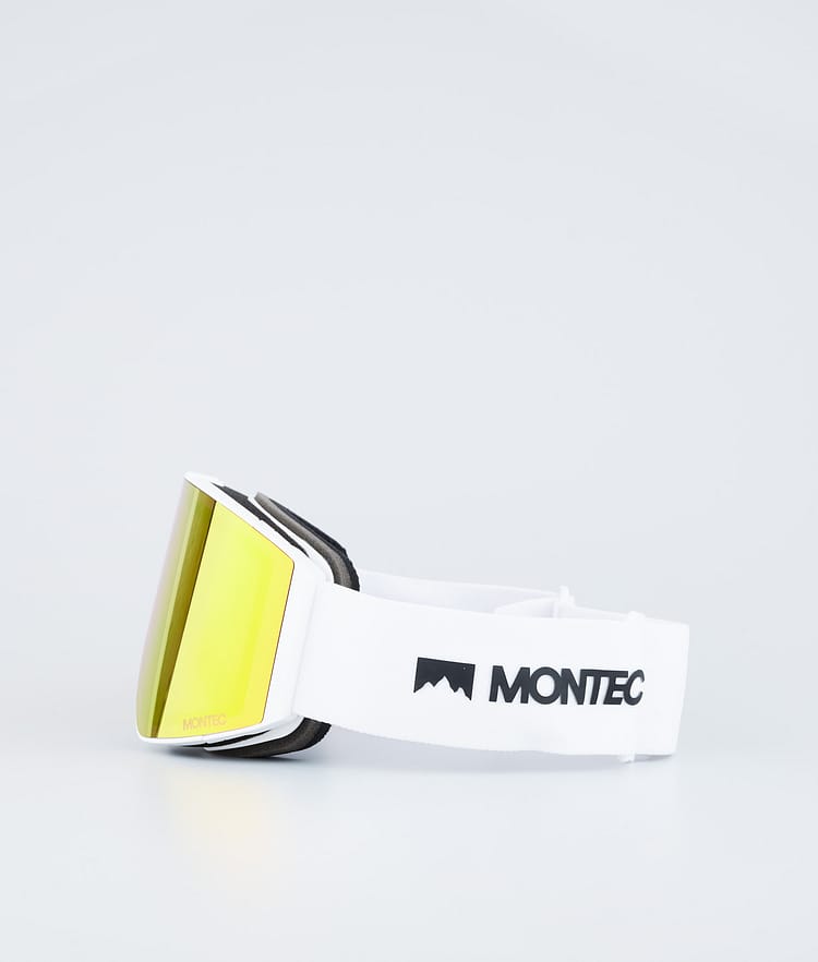 Montec Scope 2022 Skibrille White/Ruby Red Mirror