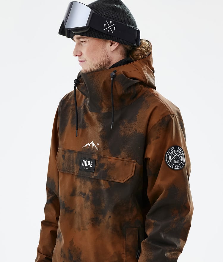 Dope Blizzard 22 Snowboardjacke Herren Smudge Orange, Image 2 of 9