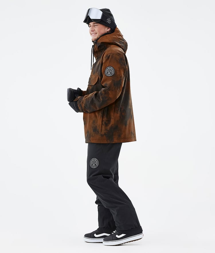 Dope Blizzard 22 Snowboardjacke Herren Smudge Orange, Image 4 of 9