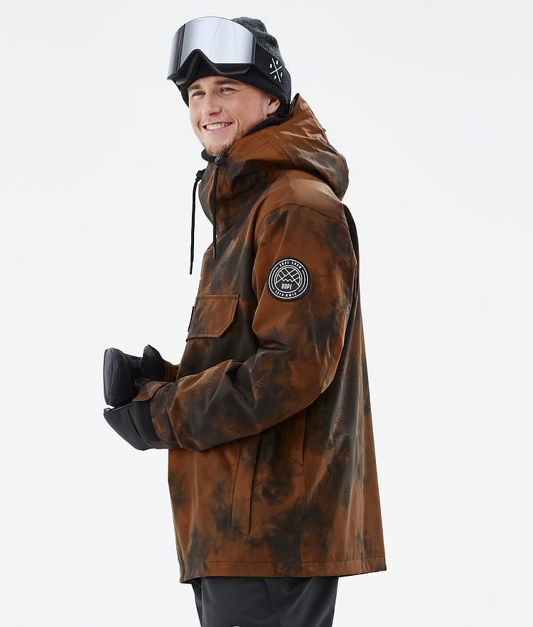 Dope Blizzard 22 Snowboardjacke Herren Smudge Orange, Image 6 of 9