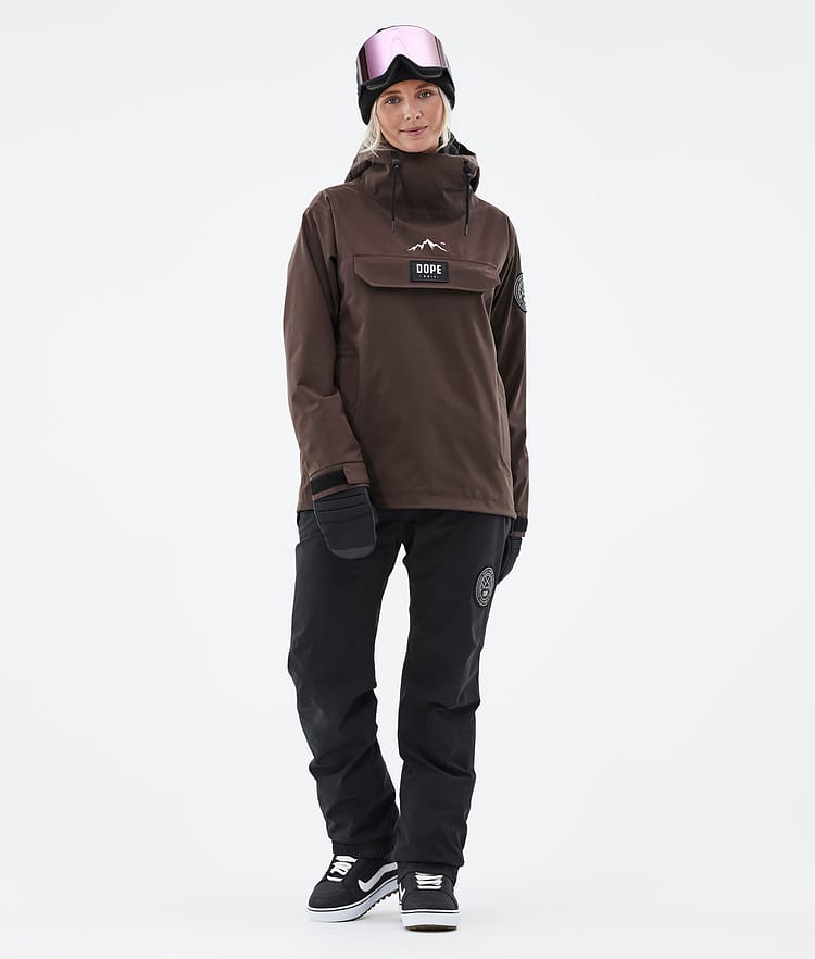 Dope Blizzard W 22 Snowboardjacke Damen Brown, Image 3 of 9