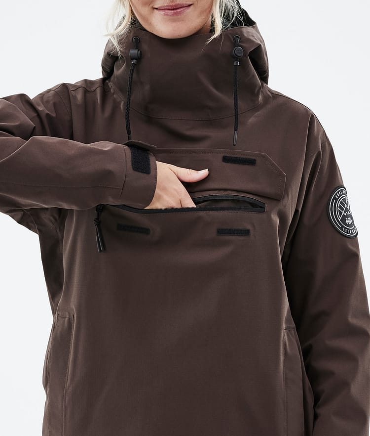 Dope Blizzard W 22 Snowboardjacke Damen Brown, Image 9 of 9