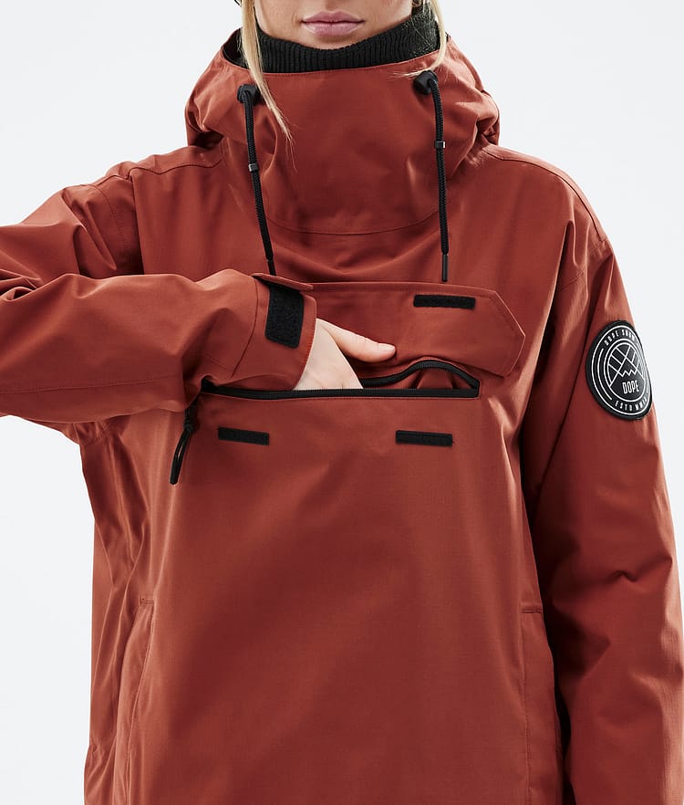 Dope Blizzard W 22 Snowboardjacke Damen Rust, Image 9 of 9