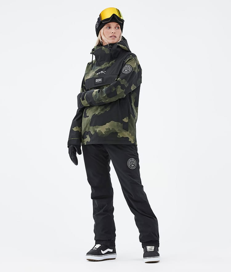 Dope Blizzard W 22 Snowboardjacke Damen Green Camo, Image 3 of 9