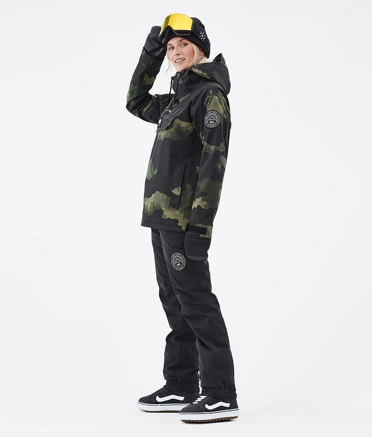 Dope Blizzard W 22 Snowboardjacke Damen Green Camo, Image 4 of 9