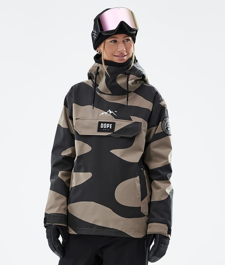 Dope Blizzard W 2022 Skijacke Damen Pangea Walnut