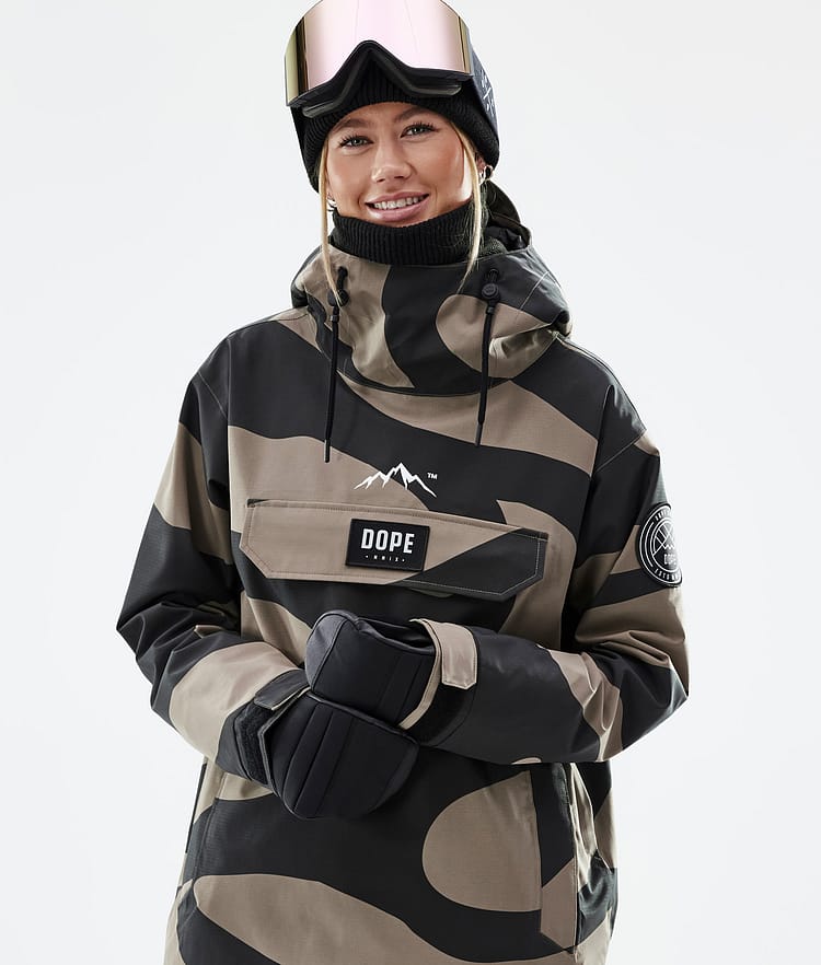 Dope Blizzard W 2022 Skijacke Damen Pangea Walnut