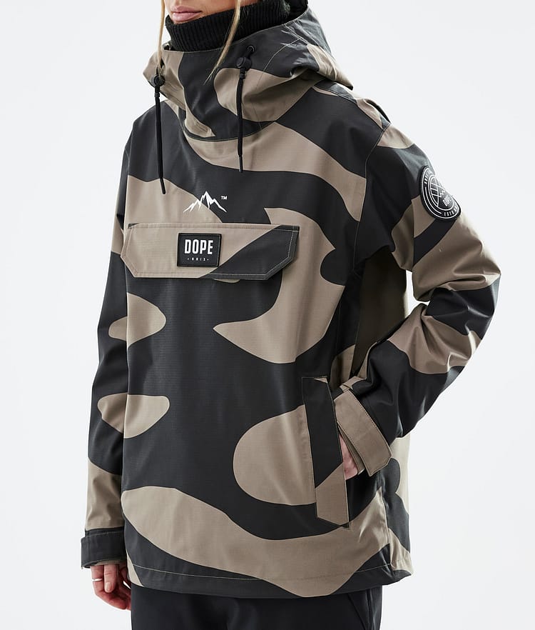 Dope Blizzard W 2022 Skijacke Damen Pangea Walnut, Image 8 of 9