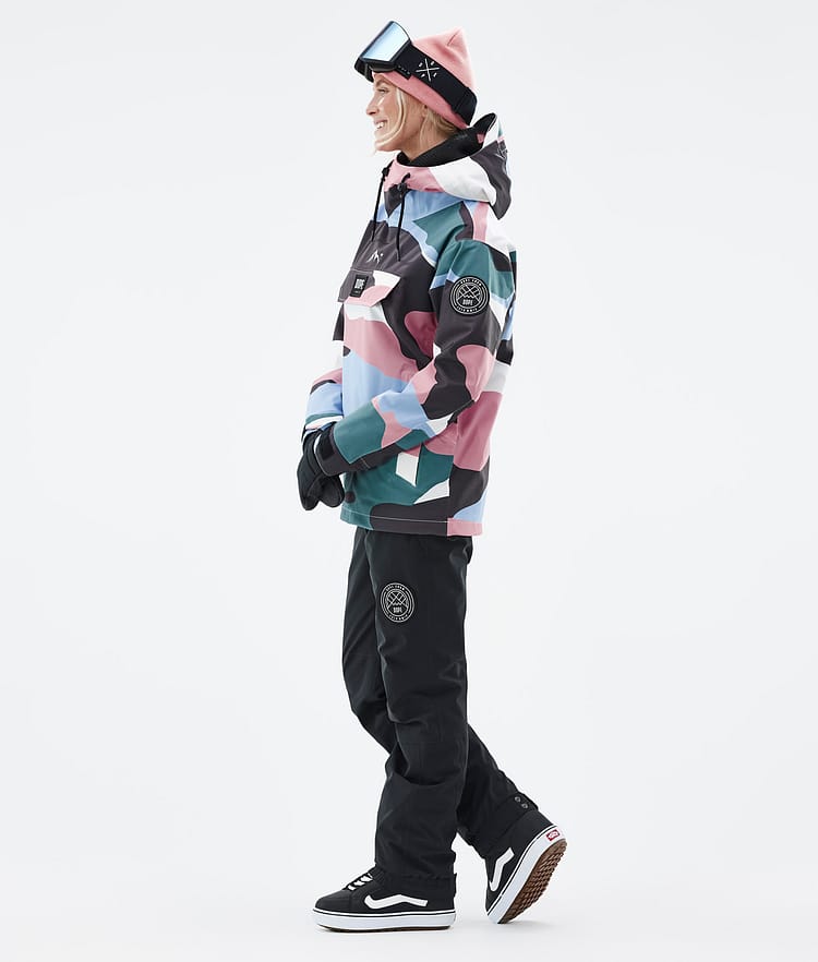 Dope Blizzard W 22 Snowboardjacke Damen Shards Light Blue Muted Pink, Image 4 of 9