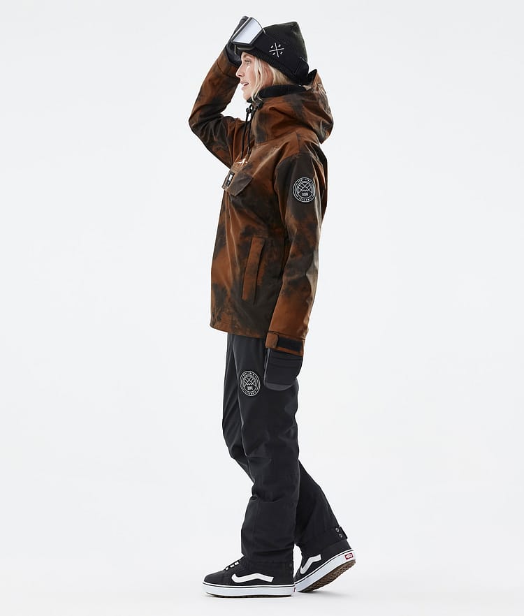 Dope Blizzard W 22 Snowboardjacke Damen Smudge Orange, Image 4 of 9