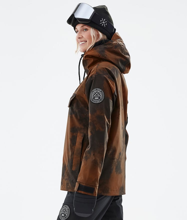 Dope Blizzard W 22 Snowboardjacke Damen Smudge Orange, Image 6 of 9