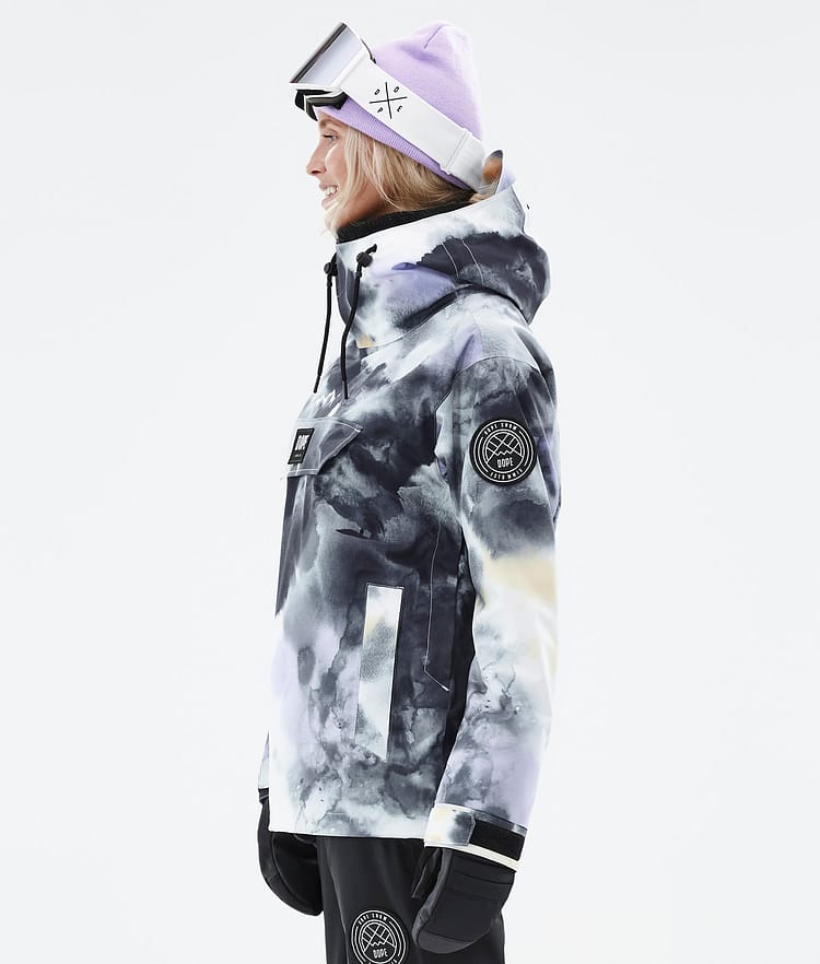Dope Blizzard W 22 Snowboardjacke Damen Tiedye Black Purple, Image 6 of 9