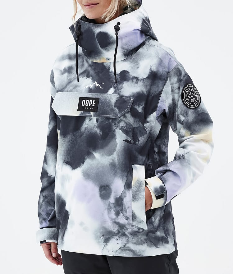Dope Blizzard W 22 Snowboardjacke Damen Tiedye Black Purple, Image 8 of 9