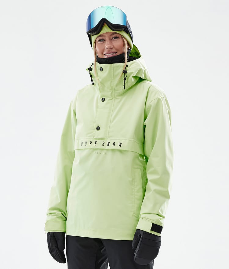 Dope Legacy W Skijacke Damen Faded Neon - Grün