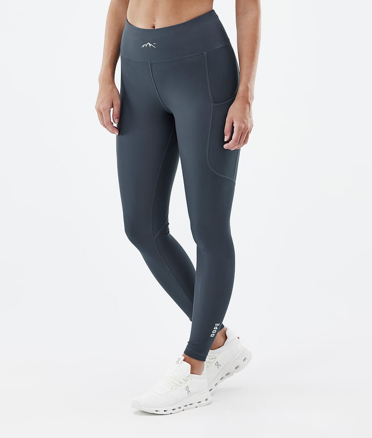 Dope Lofty Tech Leggings Damen Metal Blue