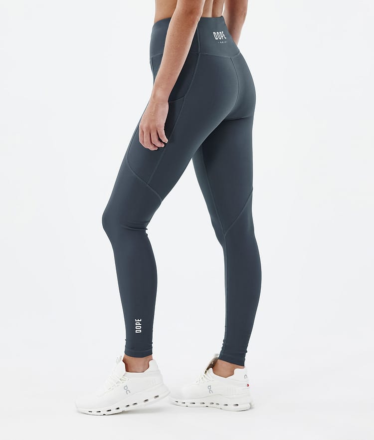 Dope Lofty Tech Leggings Damen Metal Blue