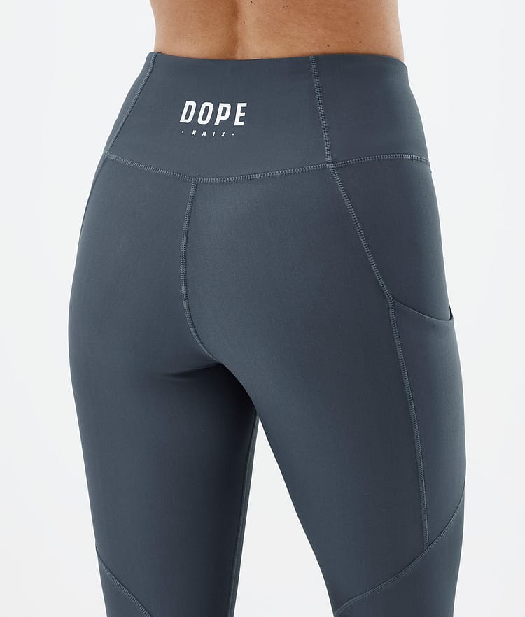 Dope Lofty Tech Leggings Damen Metal Blue