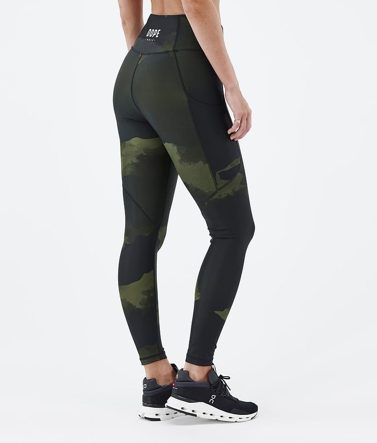 Dope Lofty Tech Leggings Damen Green Camo, Bild 2 von 8